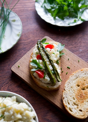 Smashed Cauliflower Sandwich