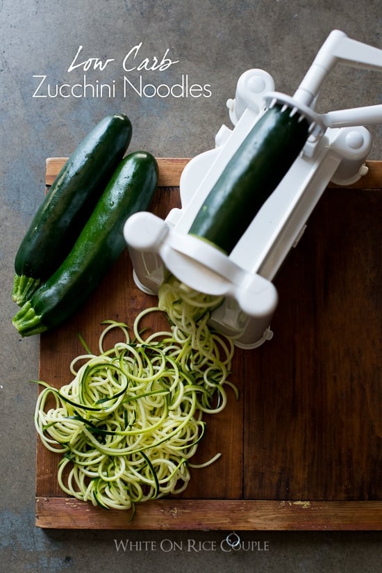 12 Zucchini Noodle Recipes | @WhiteOnRice