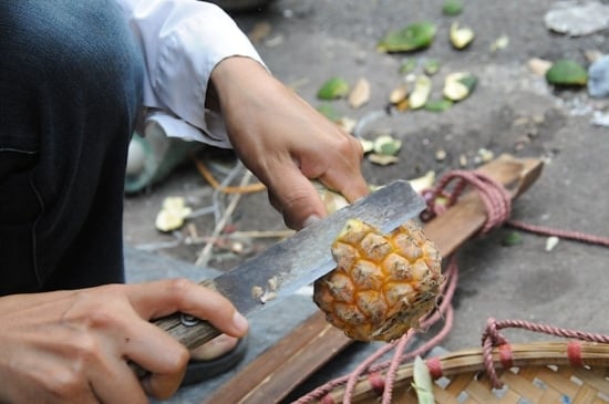 Vietnam Pineapple Street Vendor