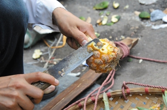 Vietnam Pineapple Street Vendor