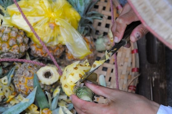 Vietnam Pineapple Street Vendor