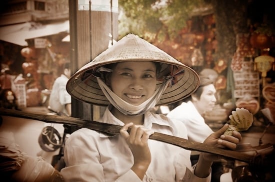 Vietnam Pineapple Street Vendor