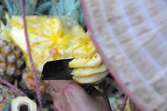 Vietnam Pineapple Street Vendor