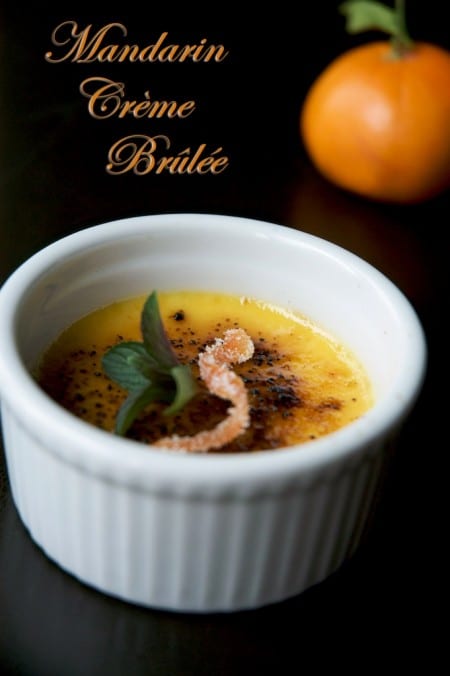 Mandarin Creme Brulee Recipe | White On Rice Couple 