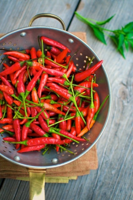 Homemade Sriracha Recipe Chili Garlic Hot Sauce Recipe | @whiteonrice