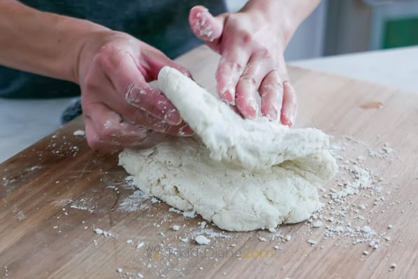 folding dough