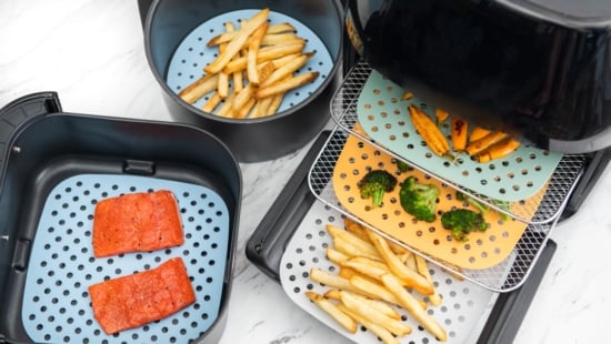 Air Fryer Silicone Mats or Liners for Non-Stick Air frying