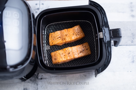 Air Fried Salmon Recipe Healthy Salmon @whiteonrice