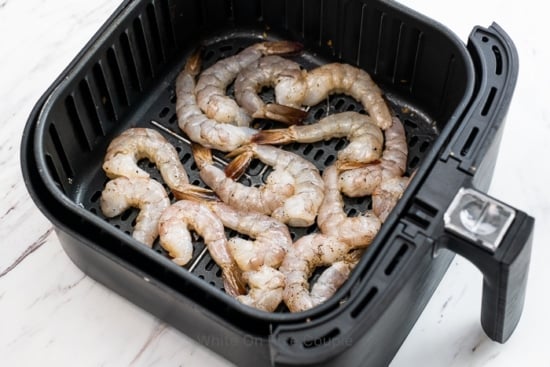 Air Fryer Shrimp Recipe that's Healthy and Easy | WhiteOnRiceCouple.com