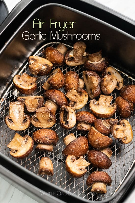 Air Fryer Mushrooms Recipe (Easy & Crispy)