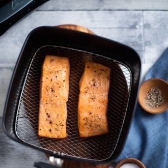 Healthy Air Fryer Salmon Recipe Air Fried @whiteonrice