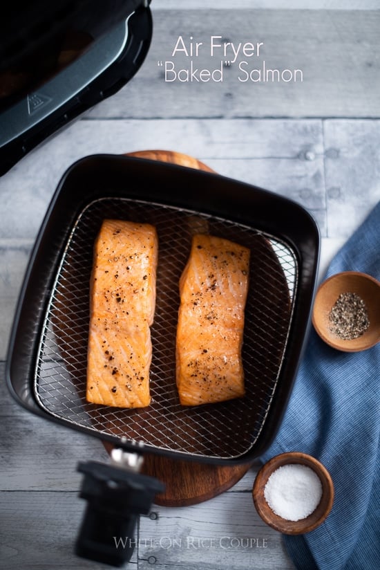 Healthy Air Fryer Salmon Recipe Air Fried @whiteonrice