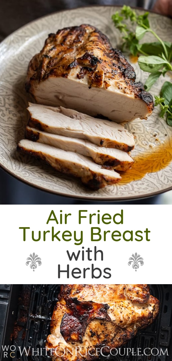 Air Fried Turkey Breast | @WhiteOnRice