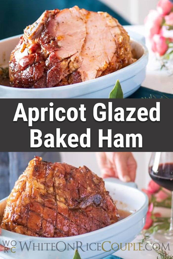 Easy Baked Ham Recipe with Apricot Glaze | WhiteOnRiceCouple.com