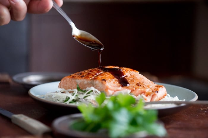 Easy Teriyaki Salmon recipe or Salmon Teriyaki Recipe | @whiteonrice