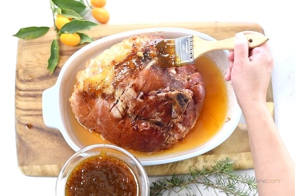 Glazing ham