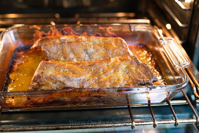 Pork rib rack in oven best sale