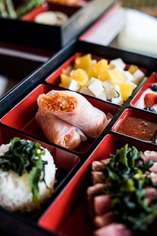 Bento Box Lunch at Willow Springs Spa, Fairmont Mayakoba | @whiteonrice