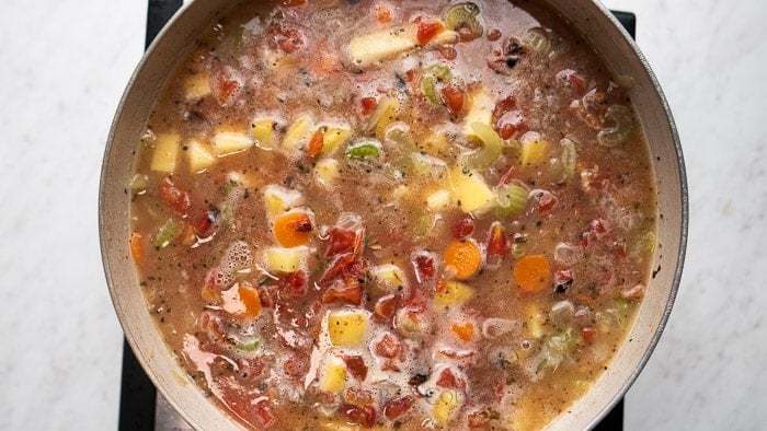 Best Manhattan Clam Chowder Recipe | WhiteOnRiceCouple.com