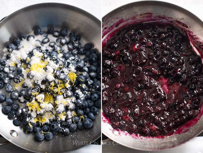 making berry mix in pan by whiteonricecouple.com