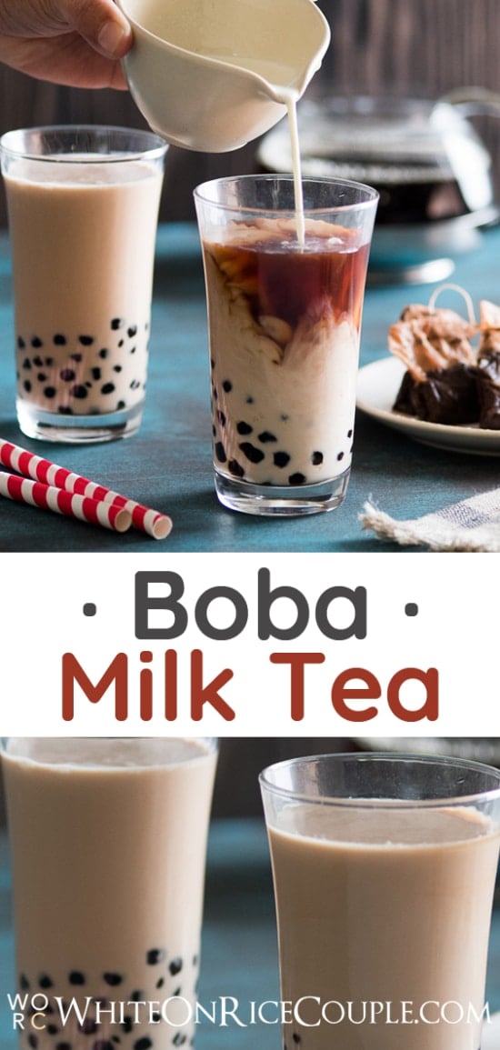 Boba Milk Tea Recipe Or Bubble Tea Recipe With Boba White On Rice,Rolled Stuffed Pork Loin
