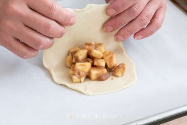 Apple added to dough