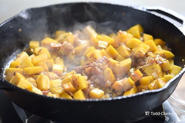 cooling cooked filling