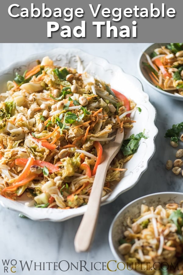 Easy and Healthy Pad Thai Recipe from @whiteonrice