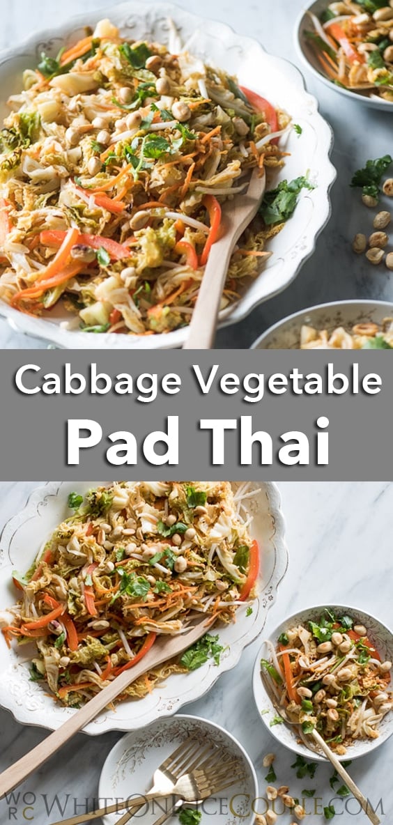 Easy and Healthy Pad Thai Recipe from @whiteonrice