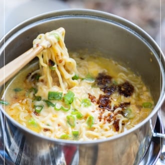 cheesy ramen