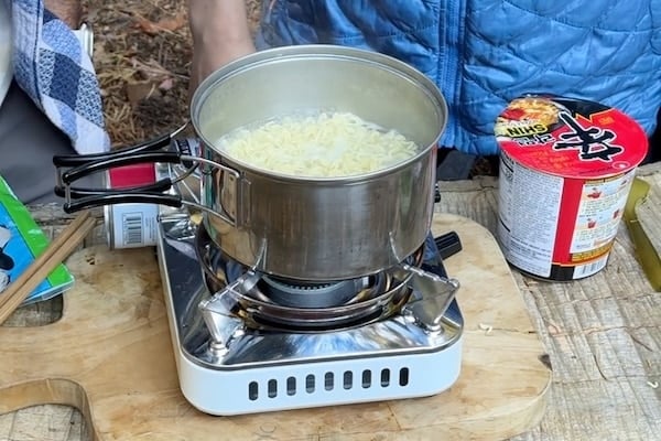cooking ramen noodles