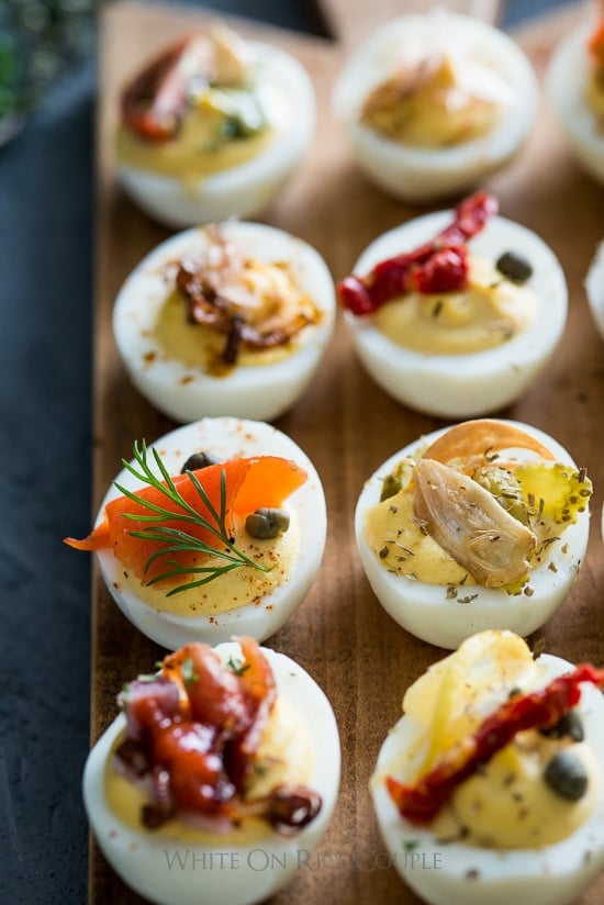 Deviled Eggs Recipe for Deviled Egg Bar Party