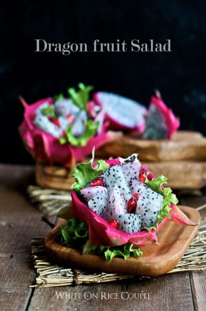 Healthy Fresh Dragon Fruit salad recipe