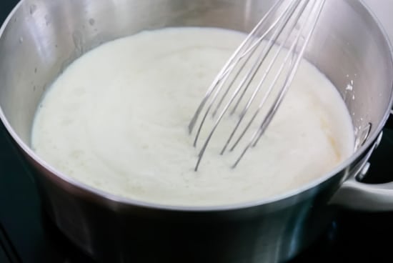 Whisking in cream