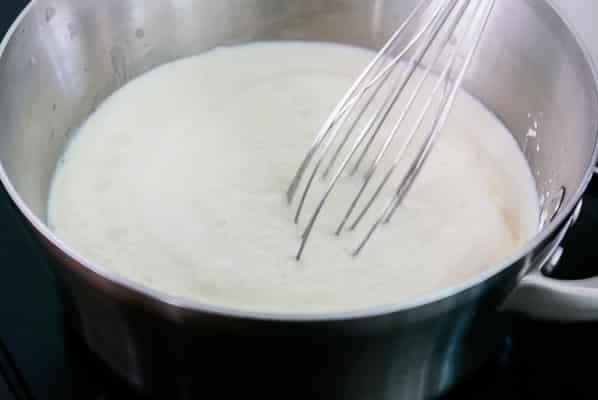 Whisking in cream