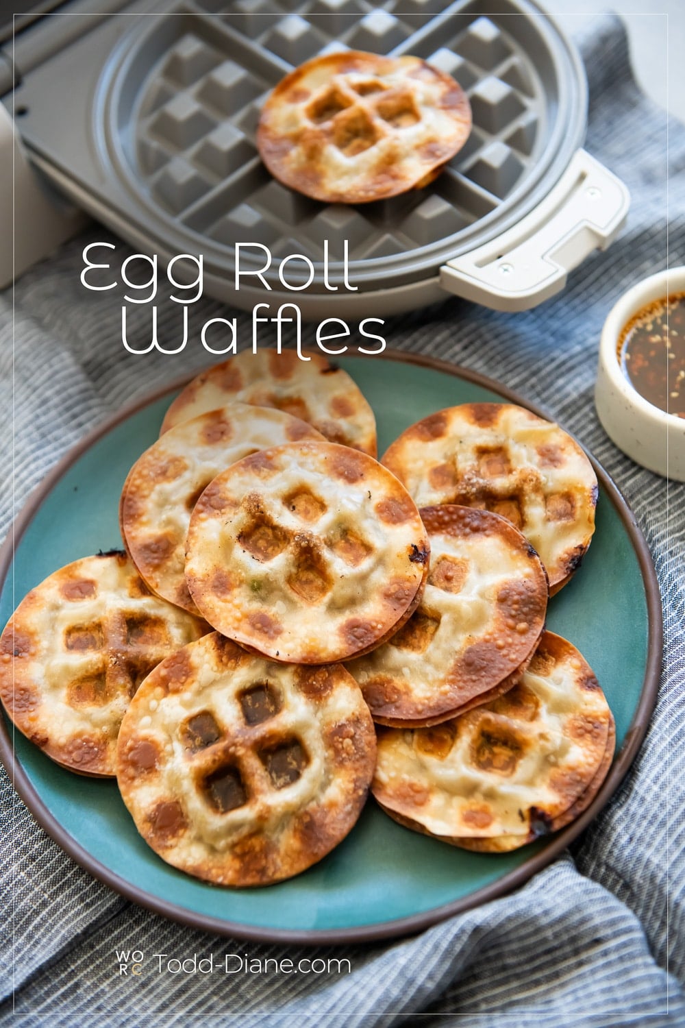 Egg Roll Waffles Recipe VIRAL RECIPE | White On Rice Couple