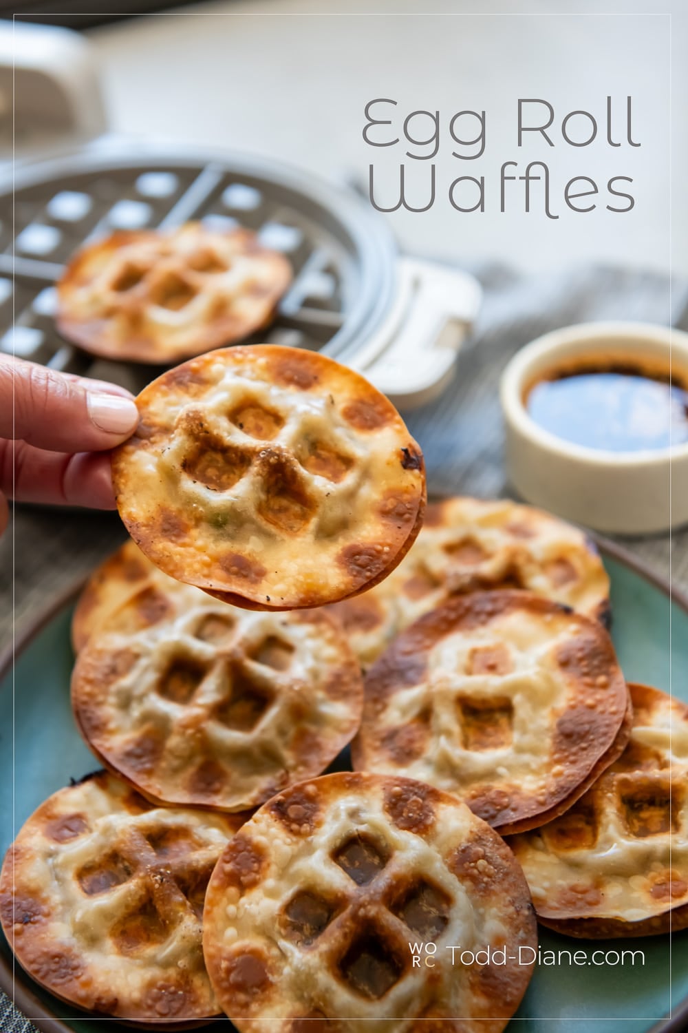 Egg Roll Waffles Recipe VIRAL RECIPE | White On Rice Couple