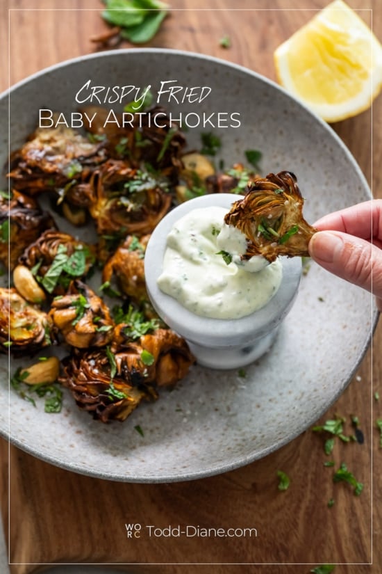 fried baby artichokes