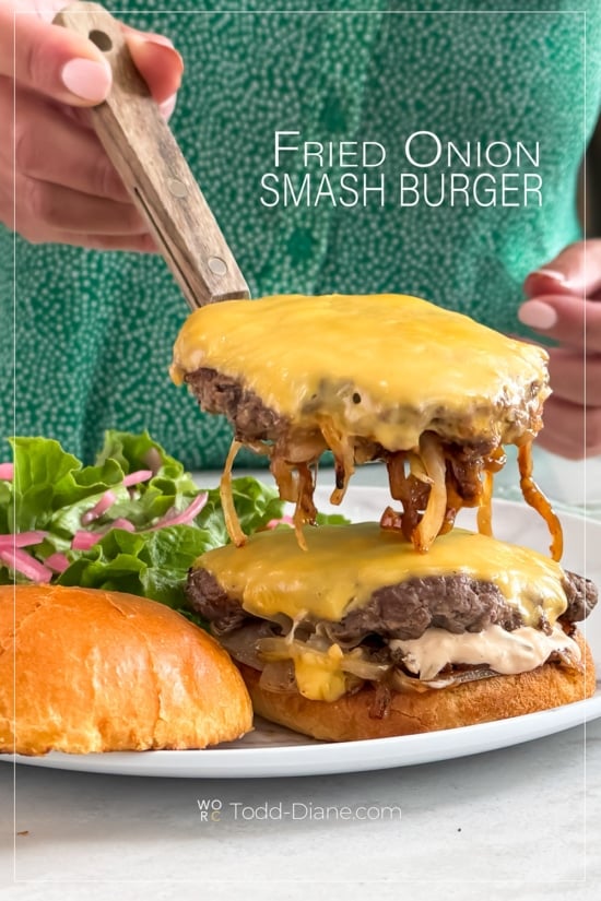 topping patty over burger
