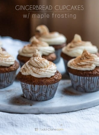 gingerbread cupcakes