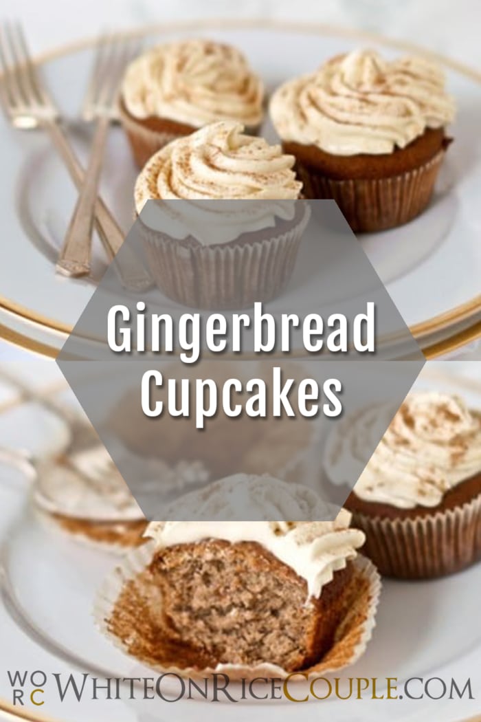 Gingerbread Cupcakes collage