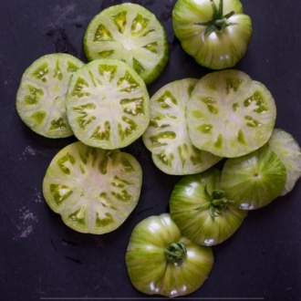 Green Tomato Recipe for Summer Green Tomatoes @whiteonrice
