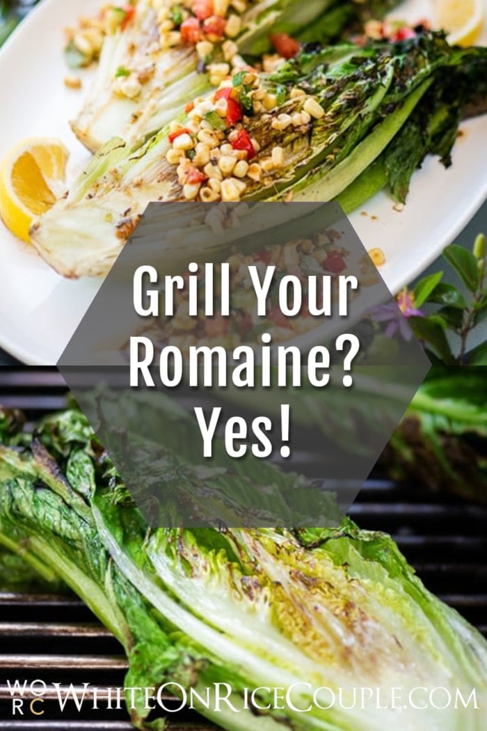 Grilled Romaine Salad Recipe collage