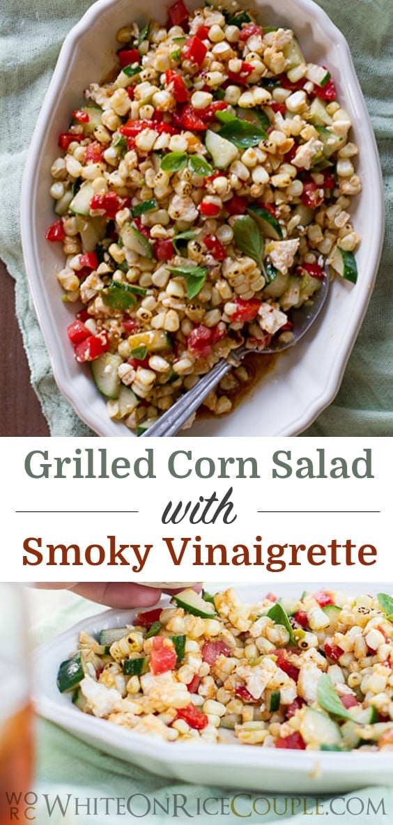 Fire Roasted Summer Corn Salad Recipe from White On Rice Couple