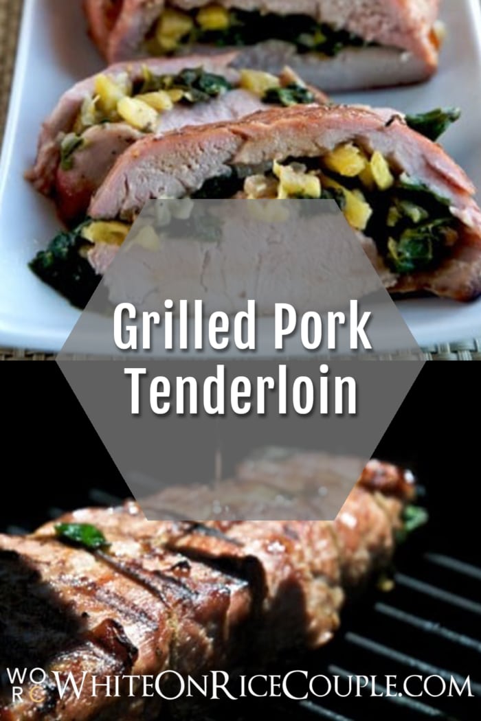 grilled pork tenderloin recipe collage