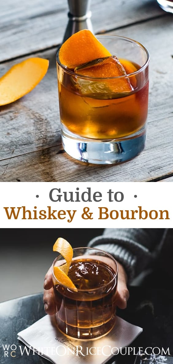 Whiskey Guide: Difference between Scotch, Bourbon, Rye, Whiskey | @whiteonrice