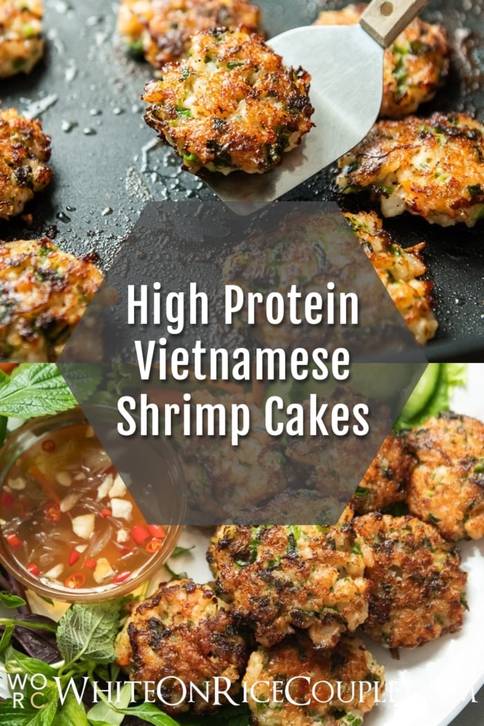 Vietnamese shrimp patties recipe collage