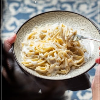 Alfredo sauce with Pasta