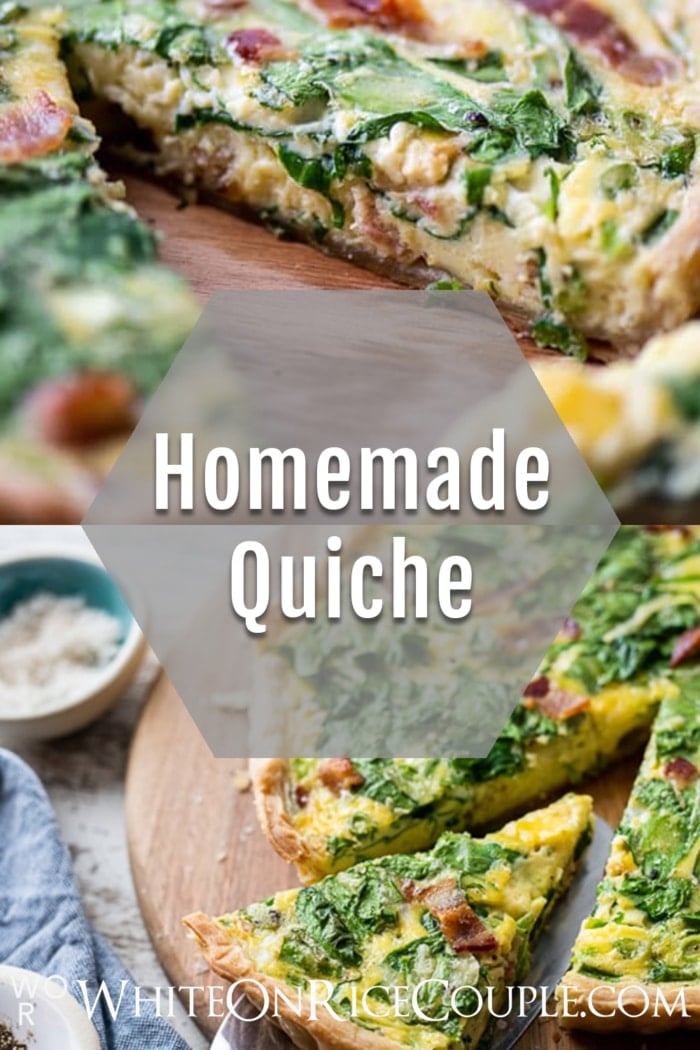 Easy Quiche Lorraine Recipe and Best Quiche Recipe collage