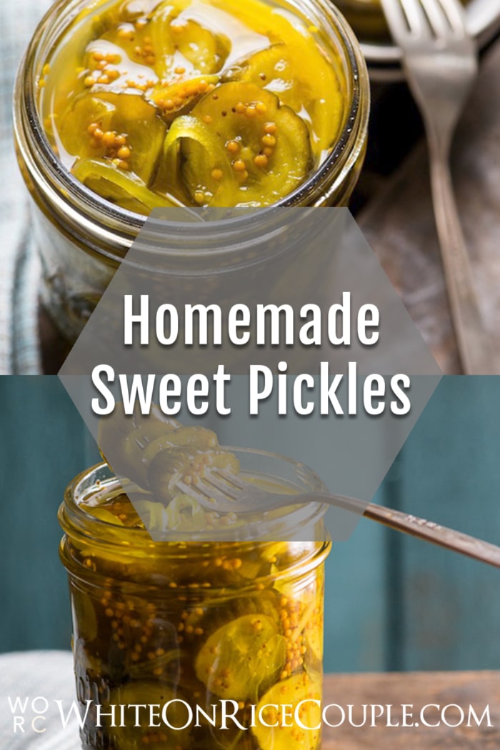 Easy Bread and Butter Pickles Recipe collage
